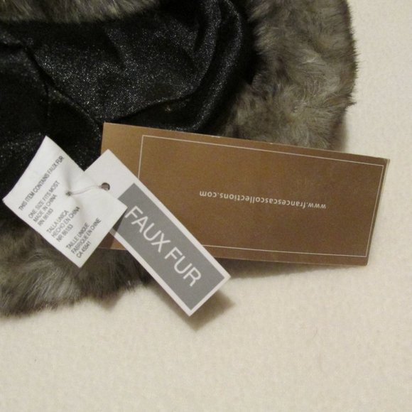 Francesca's Faux Fur Toque HAT - Picture 4 of 6